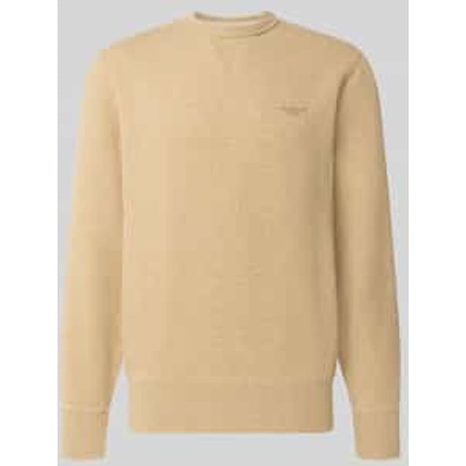 Superdry Essential Stacked Logo Sweatshirt Beige 3XL Man