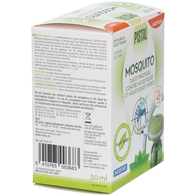 Pistal® Mosquito Elektrische Verstuiver 1 Niet relevant