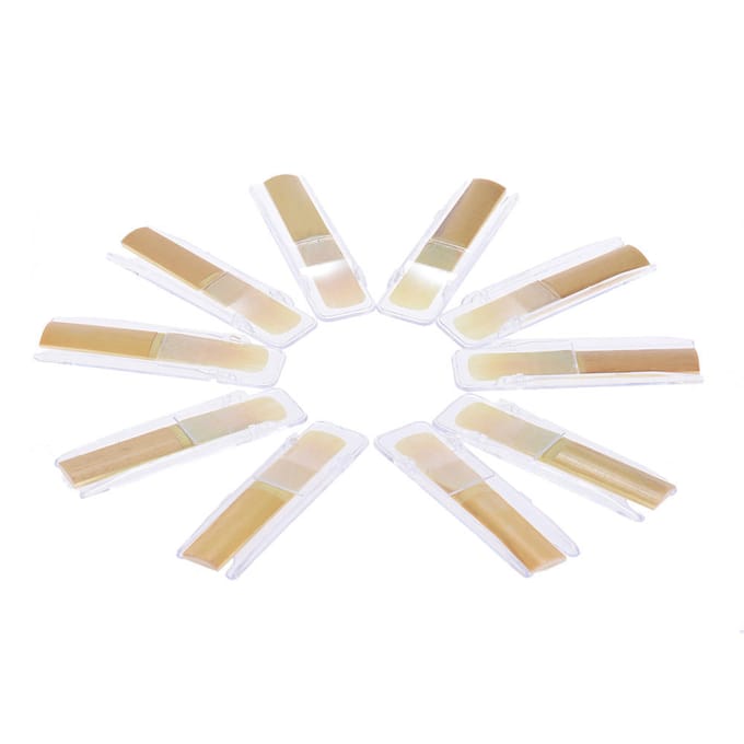 Anches Traditionnelles en Bambou pour Clarinette Sib Force 2.0, Boîte de 10 beige