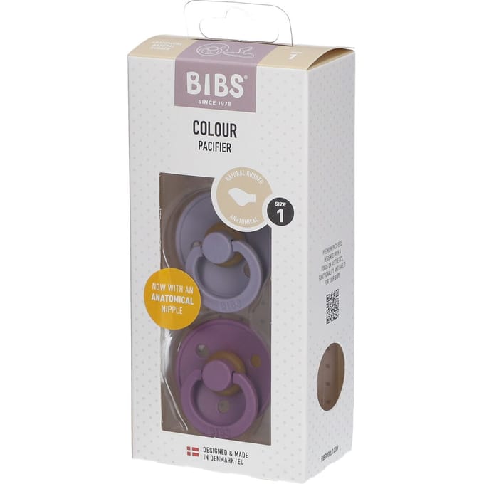BIBS Anatomic Fopspeen Fossil - Mauve 0-6 Maanden 2 Speen