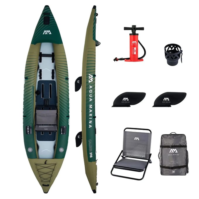 Opblaasbare kajak voor 1-2 personen Aqua Marina Caliber Angling