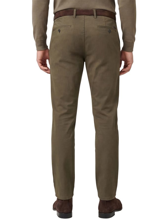 Gardeur katoenen broek groen