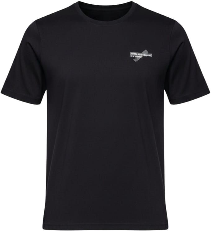 OMBRE T-shirt - Regular Fit - Korte Mouw - Geen Sluiting Zwart S