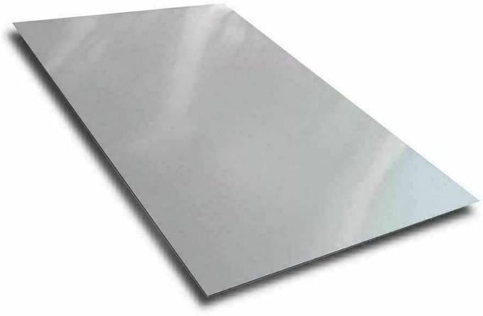 Stainless steel plate 1 mm (AISI - 316L (V4A) / 1.4404), plates, various sizes possible, 200 x 300 mm