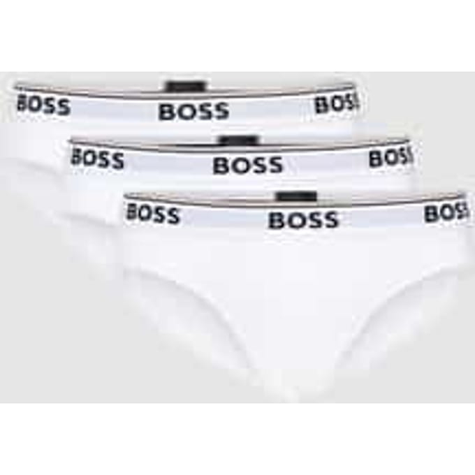 Slip met labeldetails in een set van 3 stuks, model 'Power'