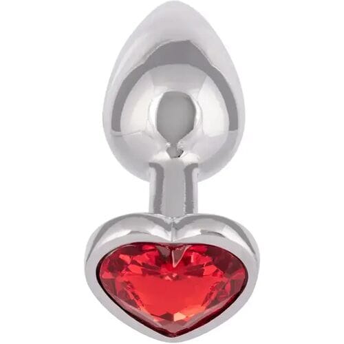 CalExotics Jewel Ruby Heart Buttplug - Klein