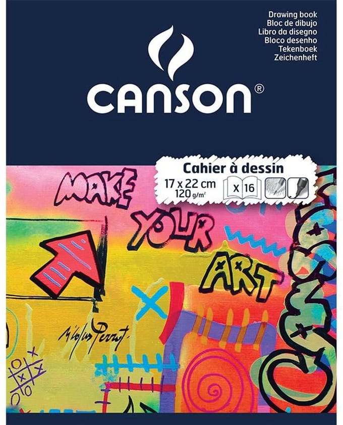 CANSON-tekenboek, blanco, 125 g/qm, 240 x 320 mm