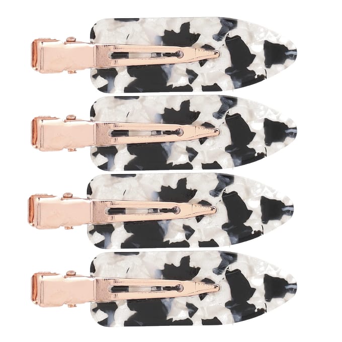 Kitsch, milieuvriendelijke kreukvrije clips, 4 stuks white