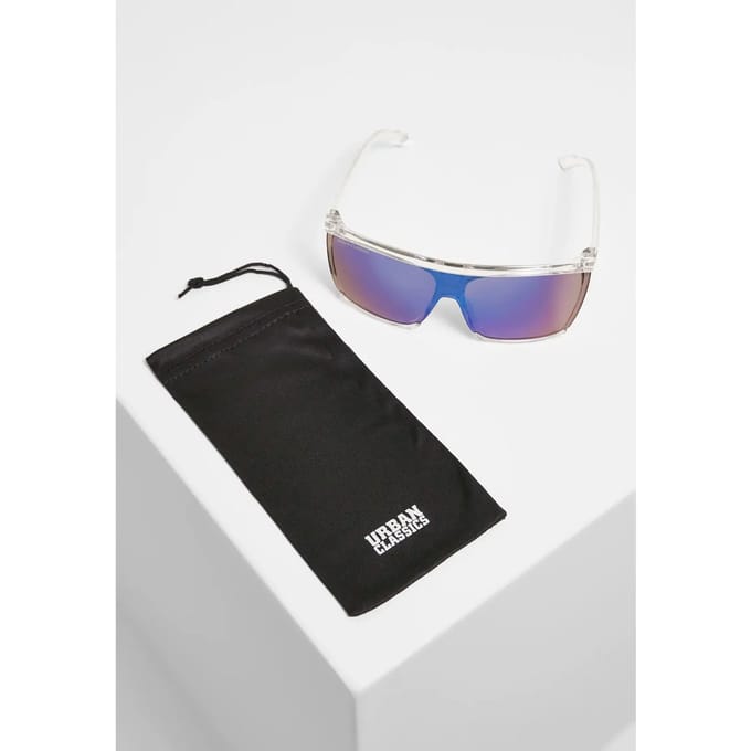 Urban Classics - 112 Sunglasses UC transparent/multicolor one size Zonnebril - Wit/Multicolours