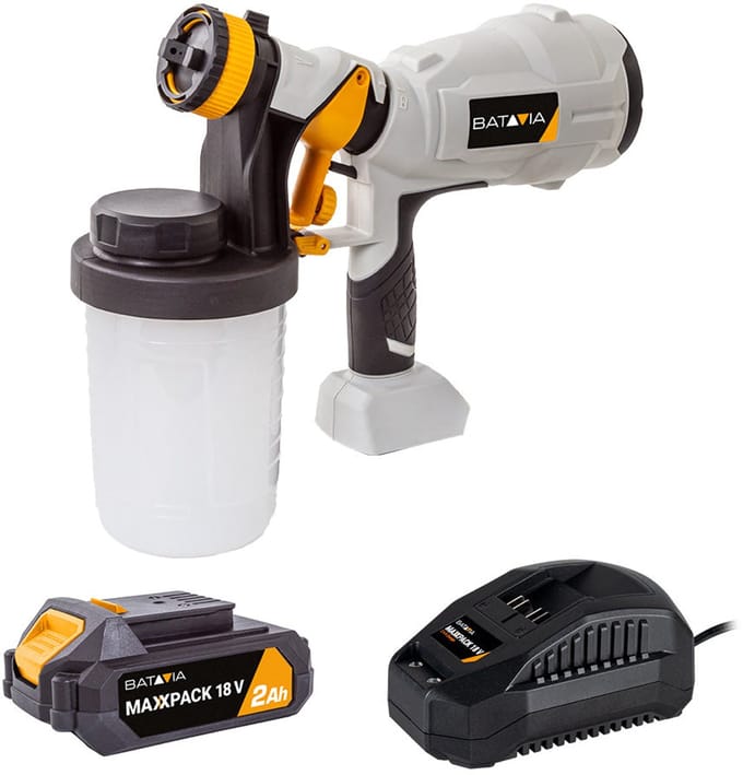 Batavia 18V Accu Verfspuit Incl. 2.0Ah Accu & Lader