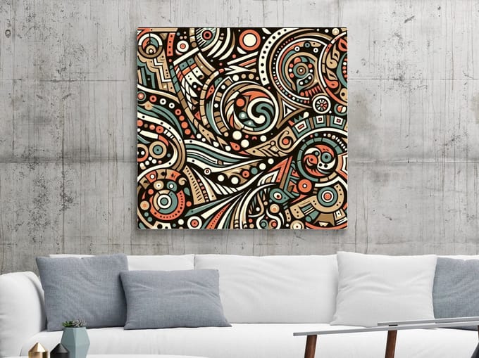 Kunstprint | Wanddecoratie | Dibond | 20 × 20 cm