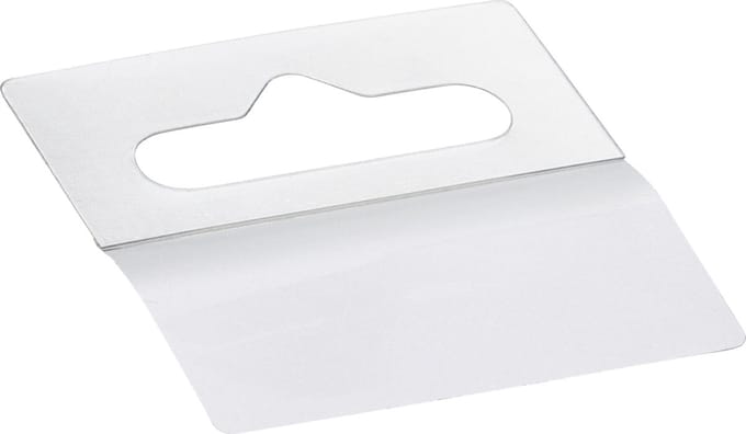 Euroslot Display Hangers van 50 x 50 mm / Hang Tabs - Set van 10 stuks - type: SPN-04