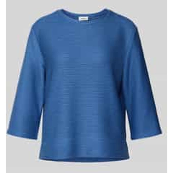 Relaxed fit sweatshirt met structuurmotief