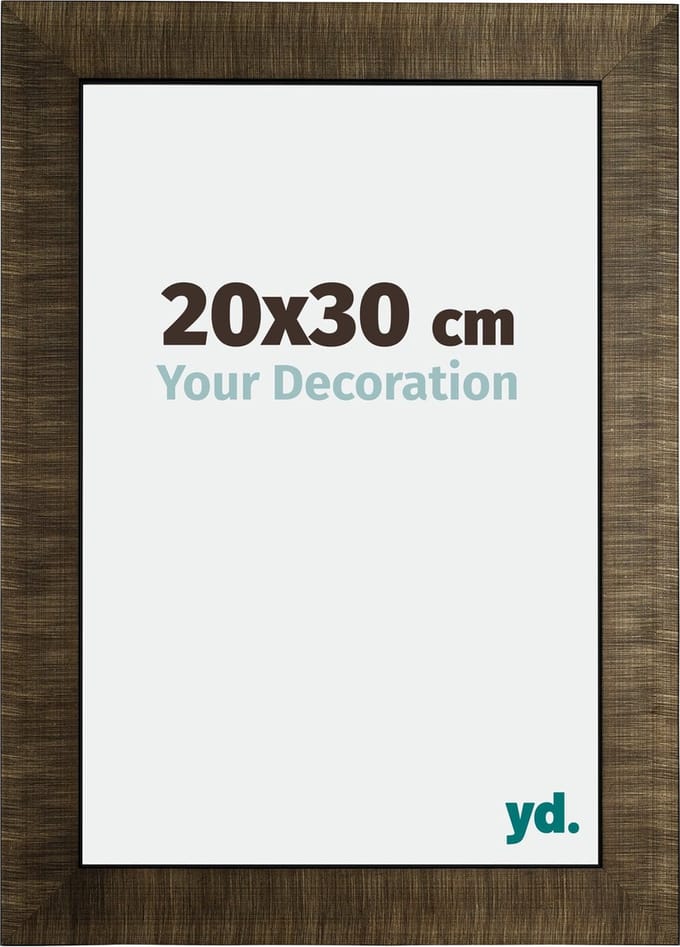 Your Decoration - Fotolijst 20x30 cm - Hout - Champagne Geborsteld - Leeds