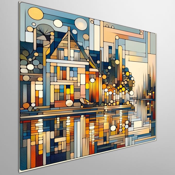 Kunstprint | Wanddecoratie | Dibond | 40 × 40 cm