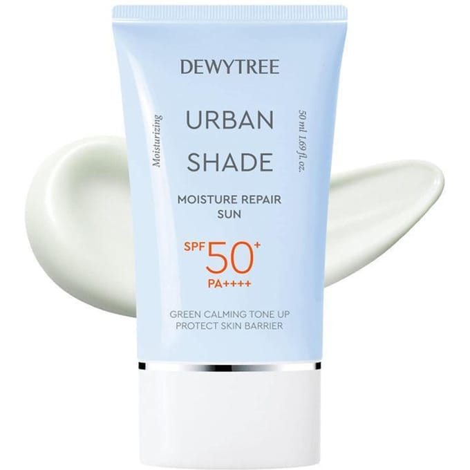 [DEWYTREE] Urban Shade Moisture Repair Sun SPF 50+ PA++++ 50ml white