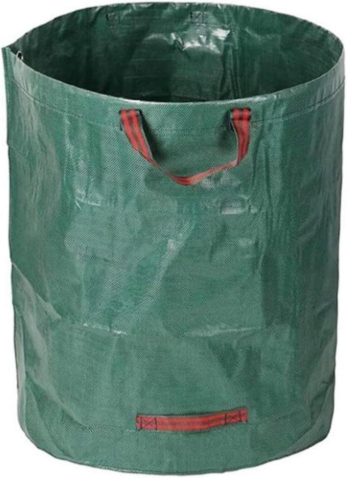 Tuin Afvalzak - Blad Container - Tuin Opruimen - Grote Capaciteit - Tot 300L - Grijs