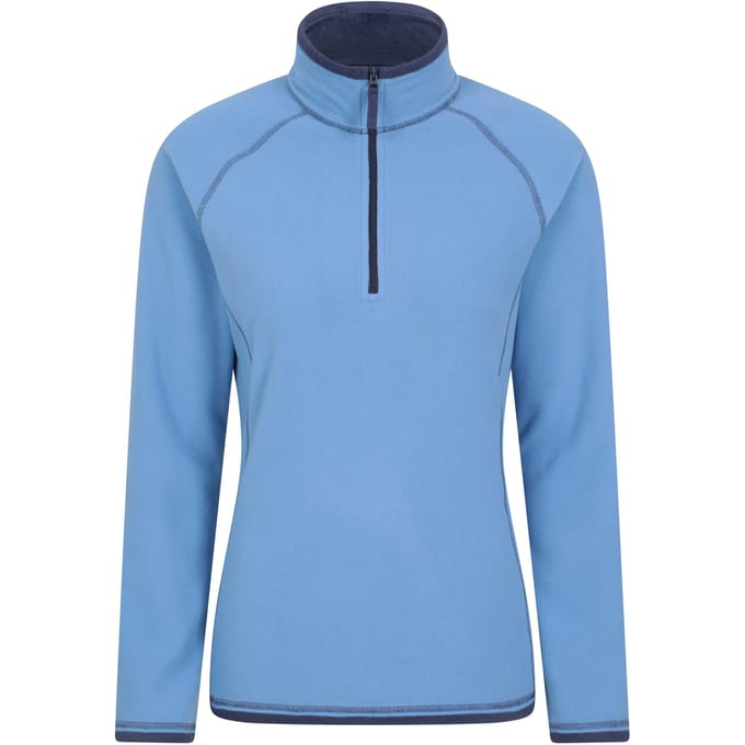 Mountain Warehouse Dames/Dames Montana Half Zip Fleece Top (Donkerblauw)