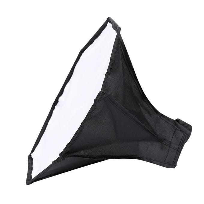 Diffuseur de boîte à lumière pour flash universel portable de 30 cm pour Speedlite externe black