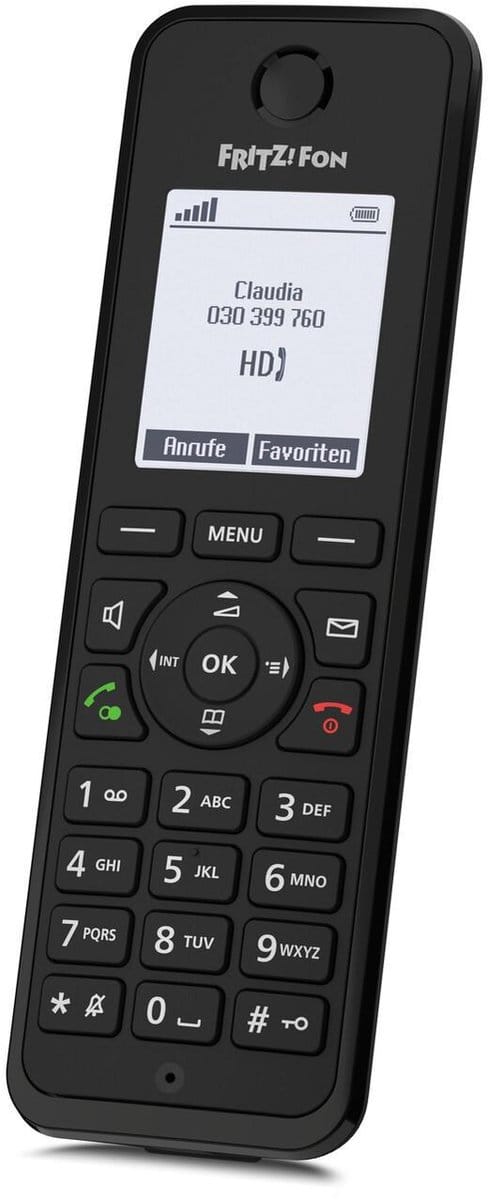 Fon M3, DECT-telefoon, Draadloze handset, Luidspreker, 300 entries, Nummerherkenning, Zwart