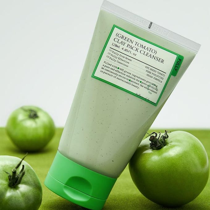 [FULLY] Masque nettoyant à l'argile de tomate verte (Pack nettoyant à l'argile) 120ml