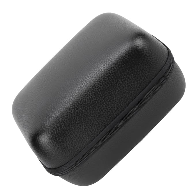Étui de protection rigide en cuir PU pour moulinet de pêche, boîte de rangement, taille M black