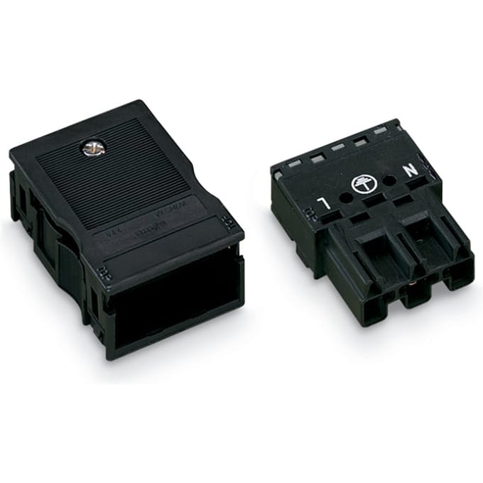 Wago 770-113 3-Pool Male Connector Met Trekontlasting - 770-113 [2 Stuks]