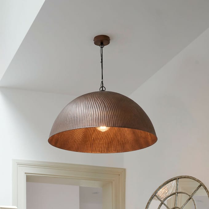 LOBERON Hanglamp Ravelinos bruin