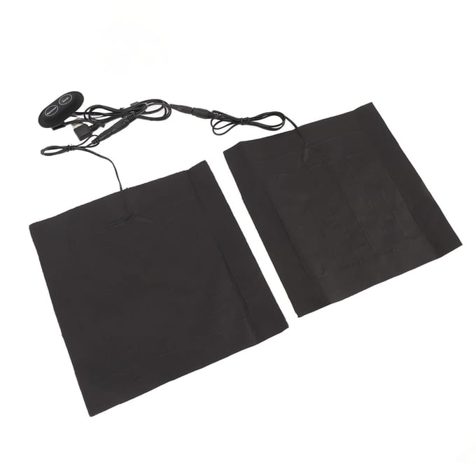 USB Verwarmingskussen Warme Plakpads Waterdicht Veilig Draagbaar 3 Standen Instelbare Temperatuur Elektrische Verwarmer gray