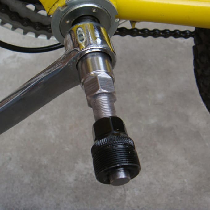 Extracteur de manivelle de vélo, outils de réparation de vélo, retrait du support inférieur du pédalier gray