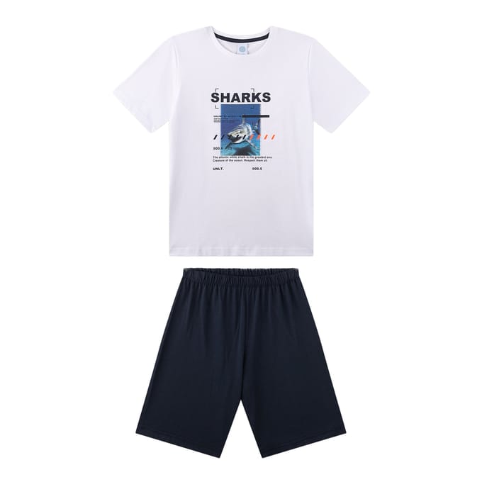 Sanetta Pyjama Pyjama short Teens Sharks