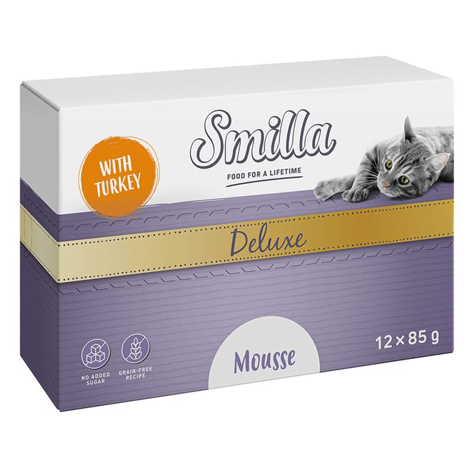 48x85g Smilla Deluxe Mousse Katten Natvoer