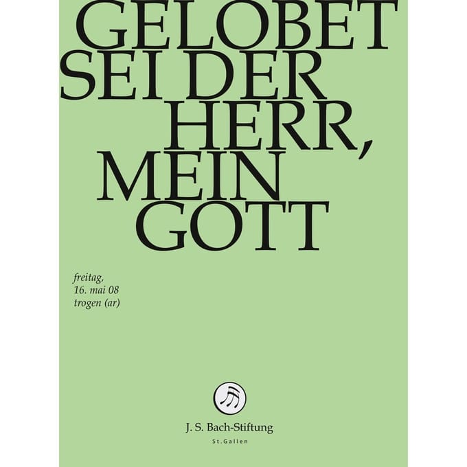 Chor & Orchester Der J.S. Bach-Stiftung, Rudolf Lutz - J.S. Bach: Gelobet Sei Der Herr, Mein Go (DVD)