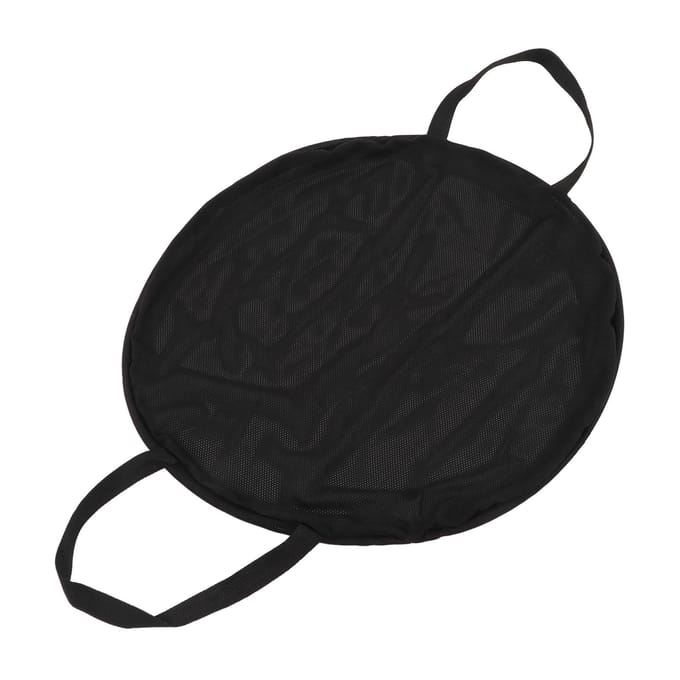 Wasmand Opvouwbaar Draagbaar Pop Up Wasmand Tas met Handvatten voor Wasmachine Droger black