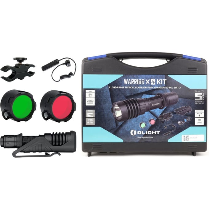Olight warrior x 4 hunting kit