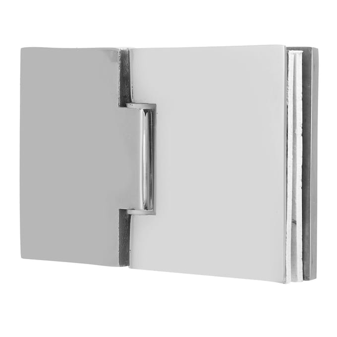 Afgeschuind Dubbel?Zijdelscharnier RVS Douchecabine Glazen Deurscharnier voor 8?12mm Glas