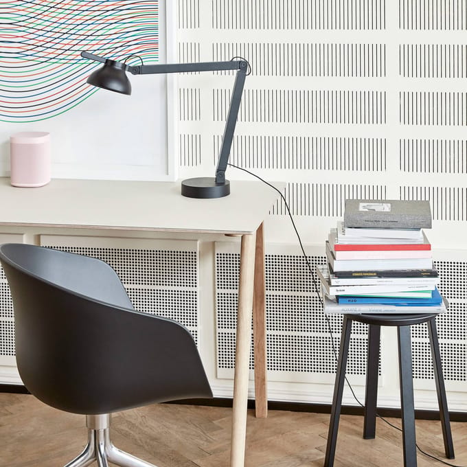 HAY PC Double arm LED bureaulamp, zwart