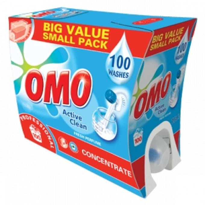 Omo Pro Formula Active Clean - 100 wasbeurten