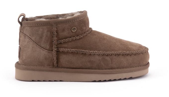 Warmbat Durack Suede boot Stitch Dames Laarzen - Mud