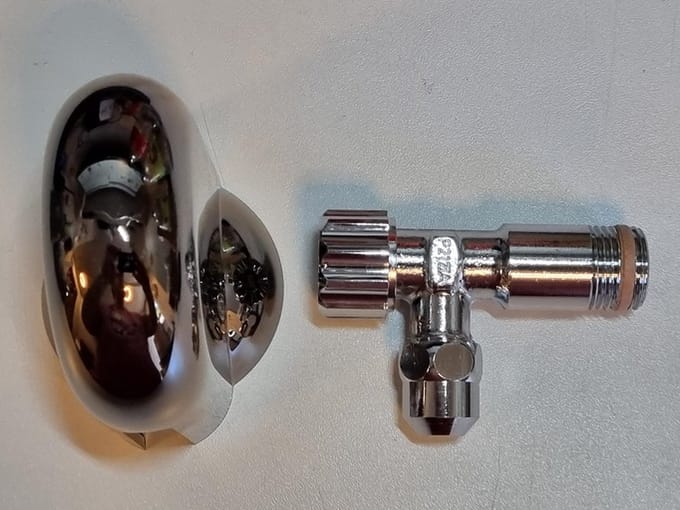 Hansgrohe Axor Alegroh Hoekstopkraan met Kap Chroom 1/2" S313620