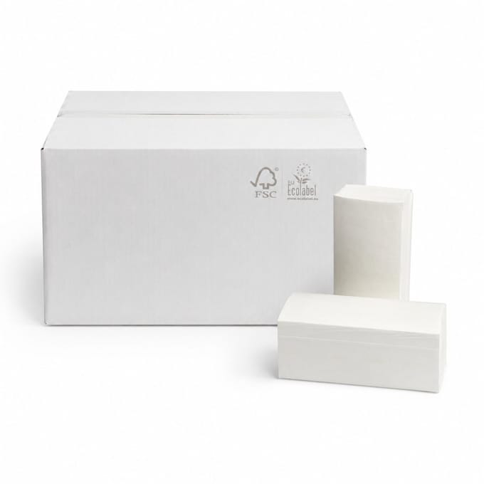 3200 stuks Handdoekpapier Z-vouw 2-laags cellulose 21 x 24 cm