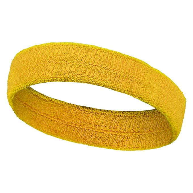 Feest hoofdband - Zweetband - One size / Geel