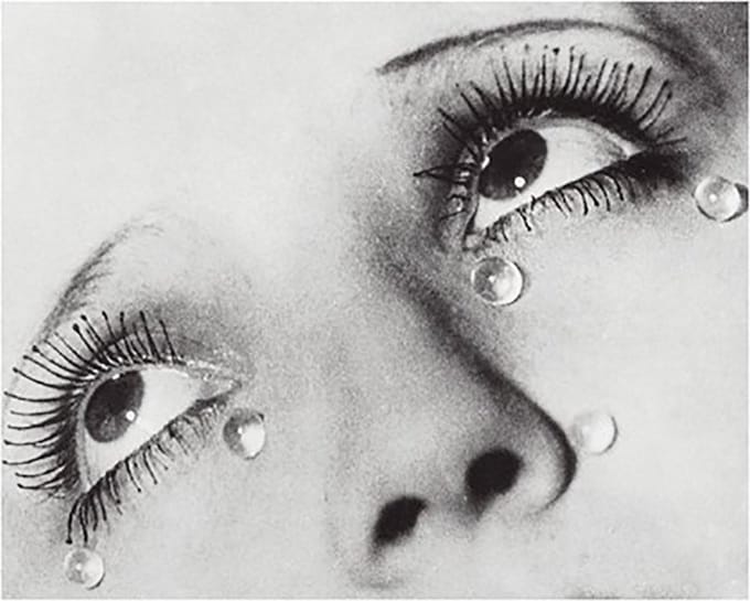 Kunstdruk Man Ray - Glass Tears 1932 50x60cm