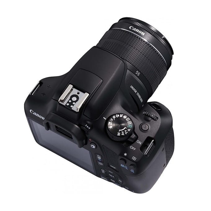 Canon EOS 1300D DSLR-camera + EF-S 18-55mm f/3.5-5.6 IS III Zoomlens zwart