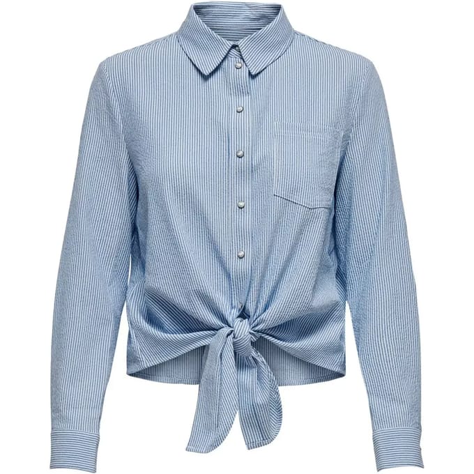 Dames Overhemd Only Lecey met lange mouwen - Stripe Knot