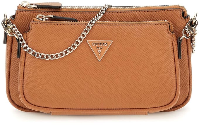 Guess Noelle II DBL Pouch - Schoudertas 24 cm (light cognac)