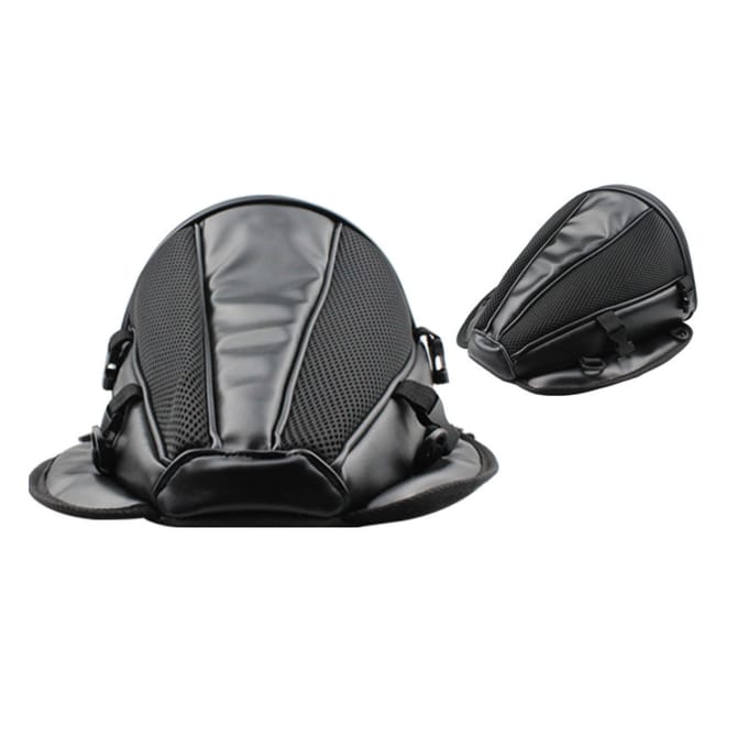Motorfiets Tas Grote Capaciteit Anti-Slip PU Waterdicht Lichtgewicht Motorfiets Achtertas gray