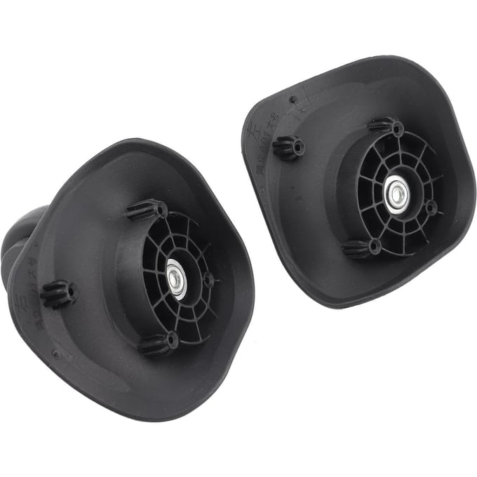 2 stuks/set PVC bagagewielen vervanging enkele roller voor kofferaccessoire wit