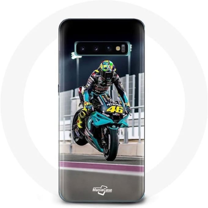 Hoesje voor Samsung Galaxy s10 plus Valentino Rossi MotoGP speed rider