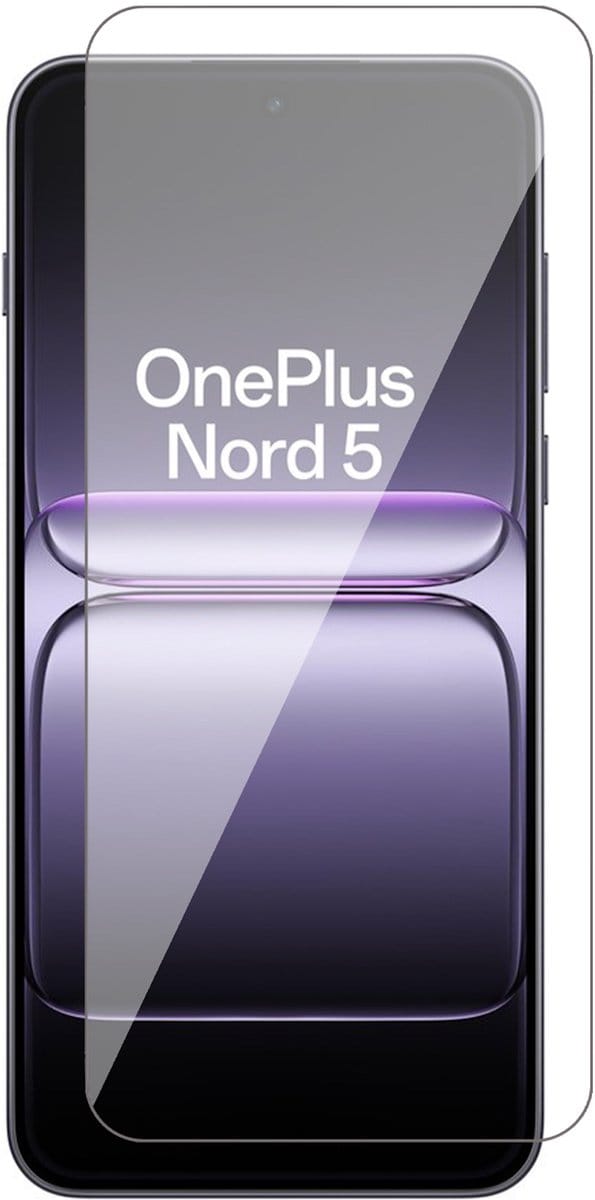Screenprotector geschikt voor OnePlus Nord 5 - Glas Screen Protector